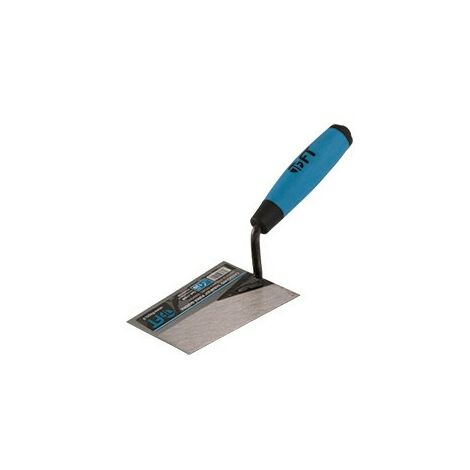 Cazzuolino duraflex punta quadra 14 cm con manico gomma ft