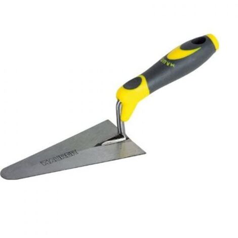 Cazzuolino Punta Tonda Stretta 120 mm Manico in Gomma Maurer