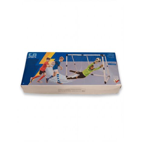 CB SPORTS - But de football pliable - 190x90x132cm - Kit complet avec ballon et pompe - Voir photos