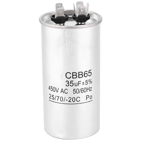 CBB65 35µF 450V Aluminium-Anlaufkondensator für Klimaanlagen