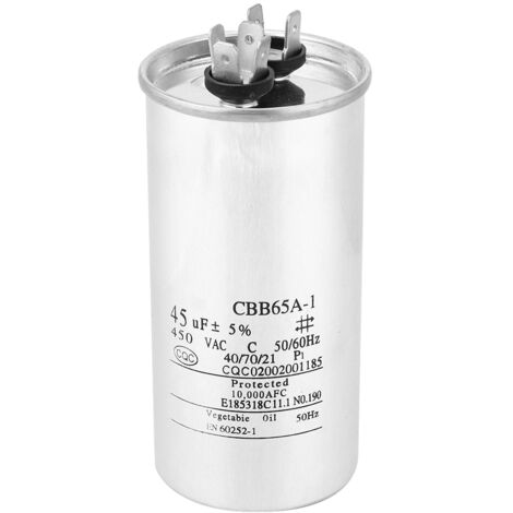 CBB65 45µF 450V Anlaufkondensator für Klimaanlagenkompressoren