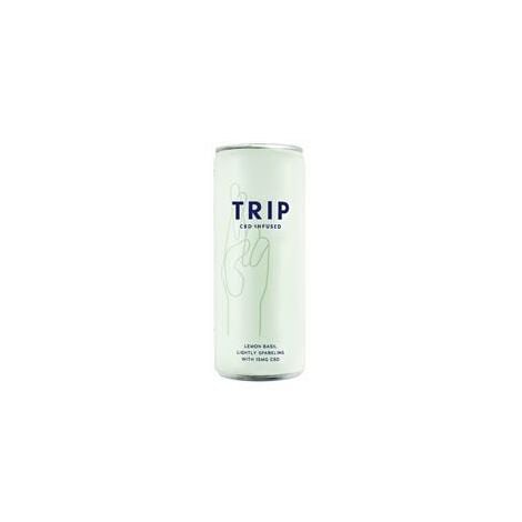 TRIP DRINK LTD CBD infused drink with adaptogens - Lemon Basil 24 x 250ml - TDK3