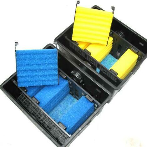CBF350B Teichfilter f. 60000L Teich mit UVC24 + Pumpe 2500 55042 Algenvernichter