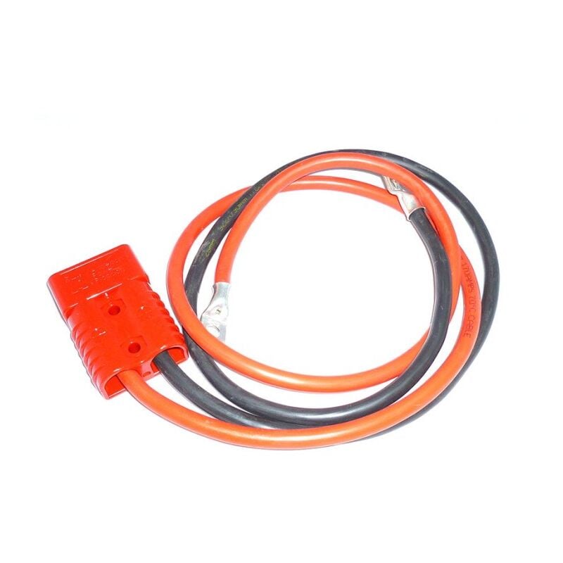 Errebi Group - Câble d'alimentation batterie avec fiche rouge Anderson SB175 et oeillet M10 1m