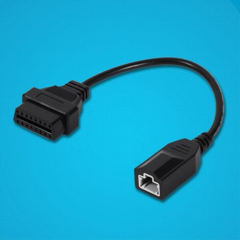 Cble de connecteur d'adaptateur de Diagnostic de voiture automatique de 3 broches à 16 broches OBD 2 pour Honda