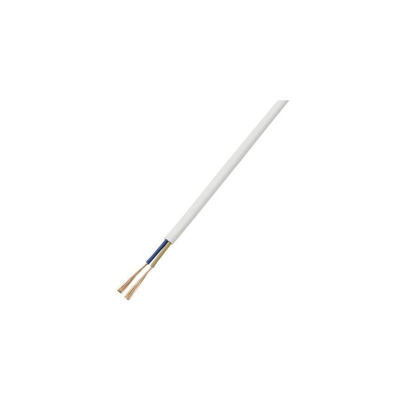 Tru Components - câble de raccordement SH1997C164 1566996 2 x 0.75 MM² blanc 10 m