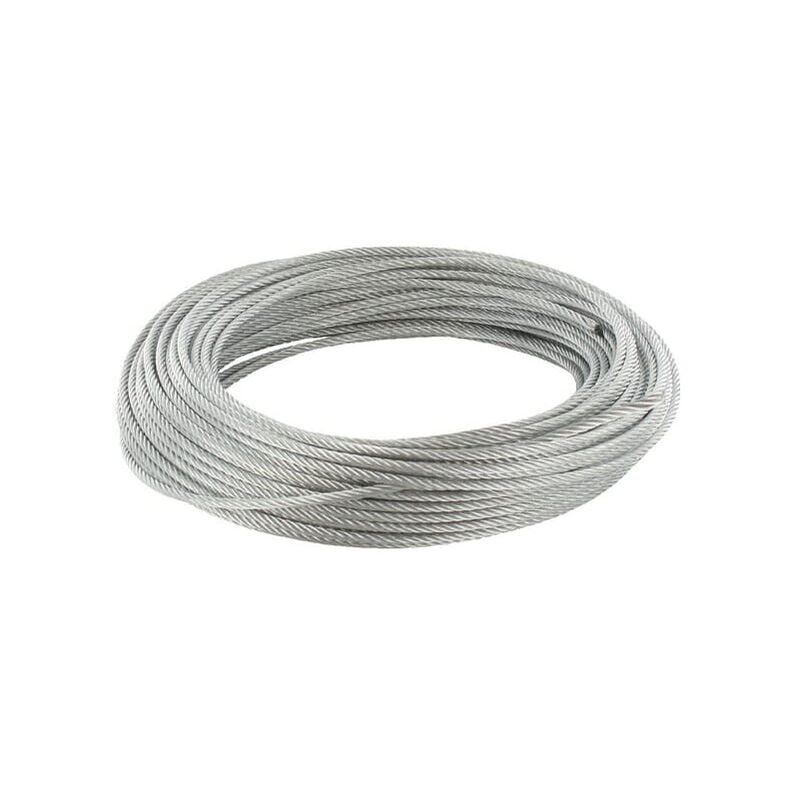 Câble en acier galvanisé 3mm 30m UNIVERSEL WR03030L