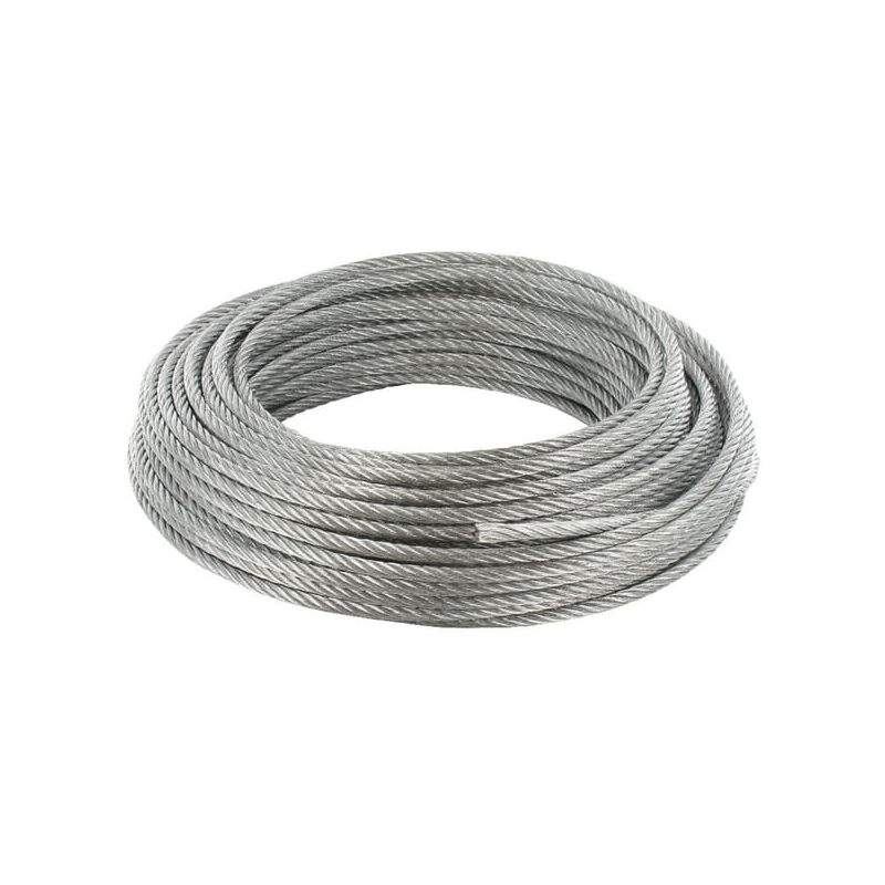 Câble en acier galvanisé 5mm 30m UNIVERSEL WR05030L