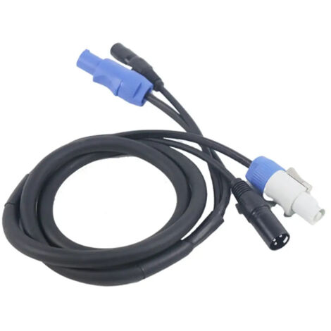 Cble Powercon DMX Combinaison de prise Powercon et de cble DMX XL