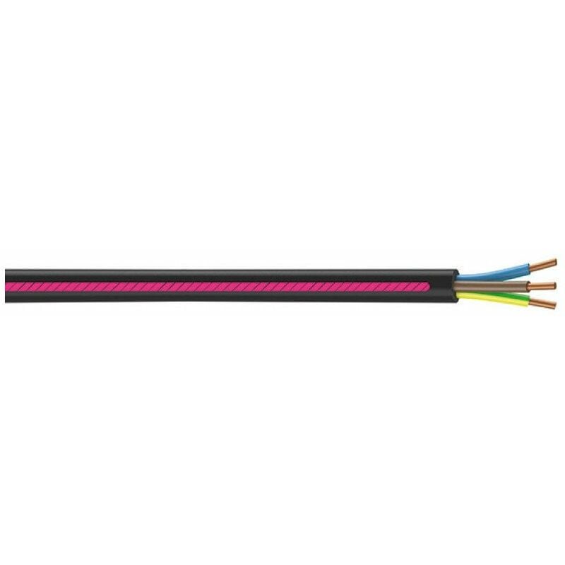 FP - Cable r2v 3g1,5 noir couronne 100m