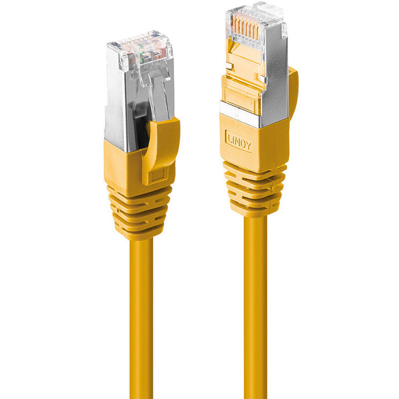 Lindy - 0.5m Cat.6 s/ftp lszh Cable Yellow