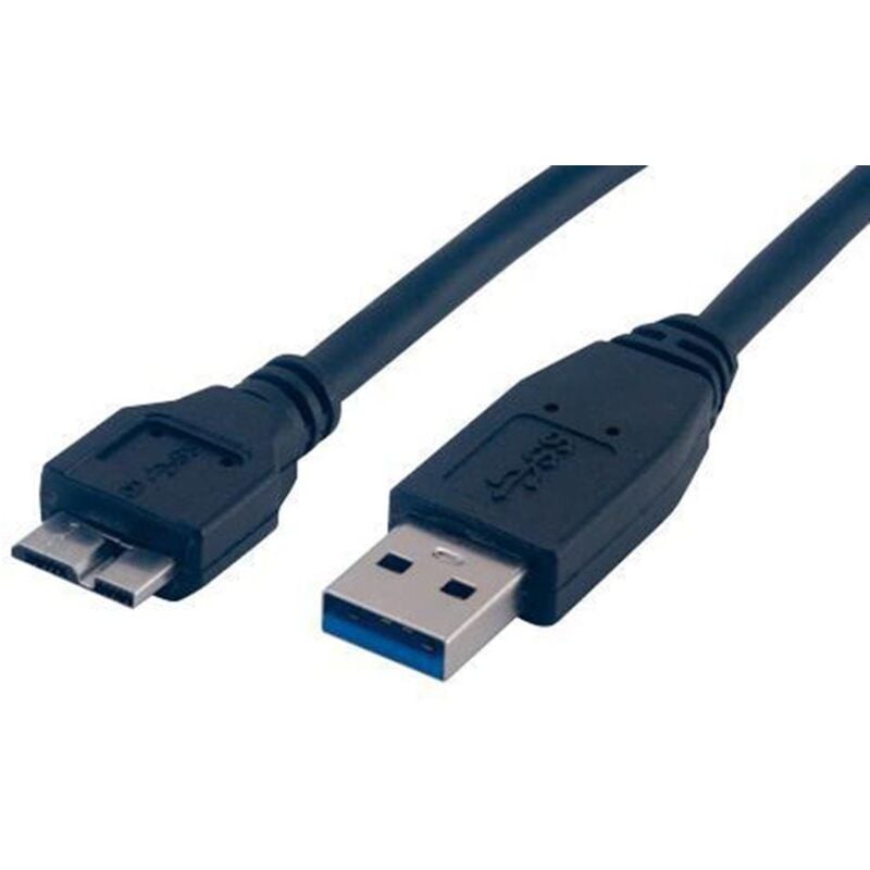 Tikoo - Câble usb 3.0 type a mâle / micro b mâle - 1,80m
