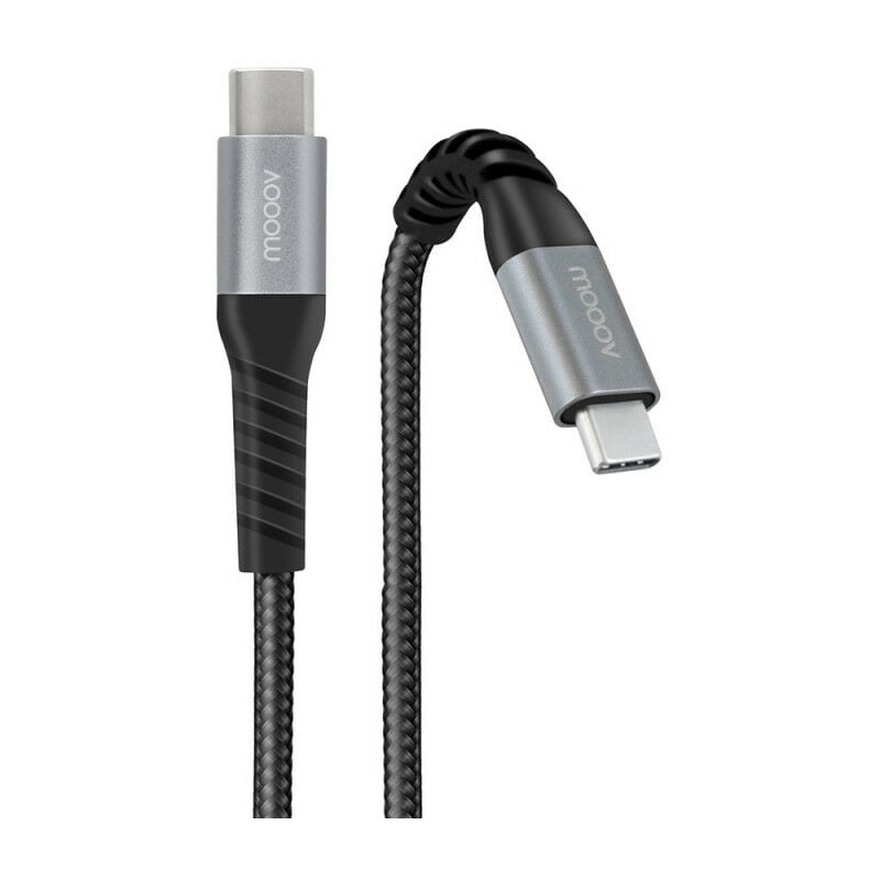 Mooov - Câble usb-c /usb-c renforcé Ultimate 2 m - noir