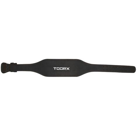 CC-15 - Cintura sollevamento pesi cuoio h 15 cm XL - Nero