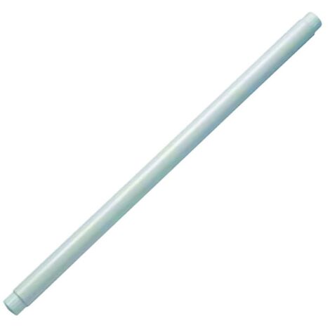 CC400 Tubo diritto ø 32 - cm 40 - completo di innesti in nylon bianco CC004-B