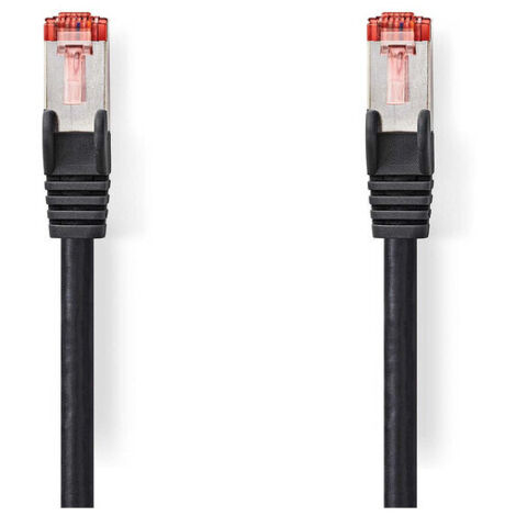CCGL85221BK30 Câble réseau CAT6 , RJ45 Male , RJ45 Male , S/FTP , 3.00 m , Rond , LSZH , Noir , Label