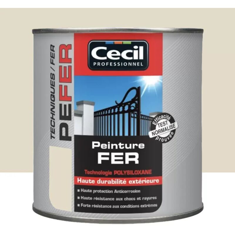 Peinture Fer Cécil Professionnel pe fer Ivoire 0,5 l Peinture Fer Cécil Professionnel pe fer Ivoire 0,5 l