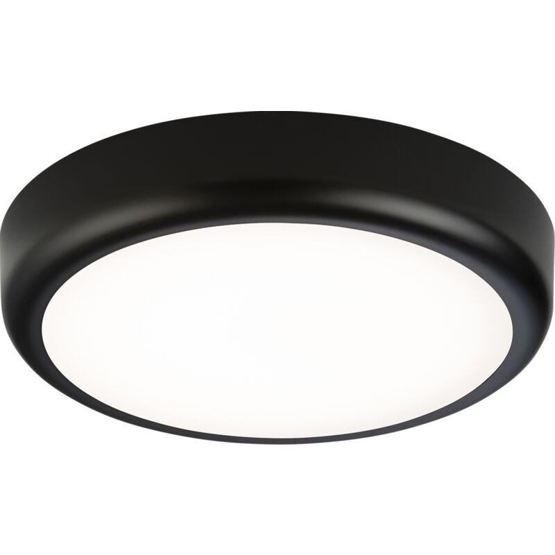 Cct Adjustable led Bulkhead c/w Black Trim 230V IP65 9W