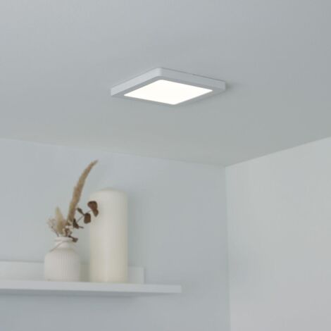 CCT LED Ein-Aufbaustrahler eckig weiss 3000/4000/6000K - Ausführung: 6W 140x140mm