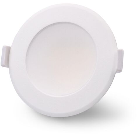 CCT LED Einbaustrahler rund weiß 90° dimmbar - Ausführung: 7W Ø95mm