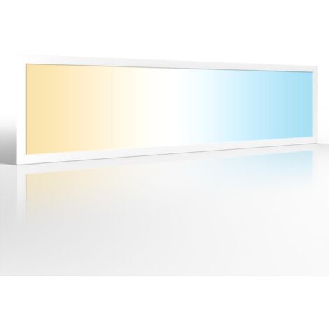 CCT LED Panel 120x30cm 24V 40W Rahmen weiss