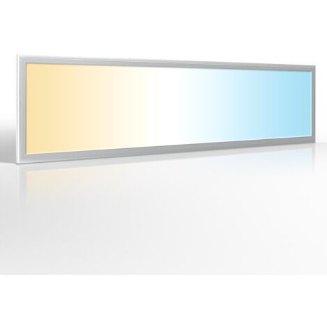 CCT LED Panel 120x30cm 36W 3000K-6000K   Rahmen silber