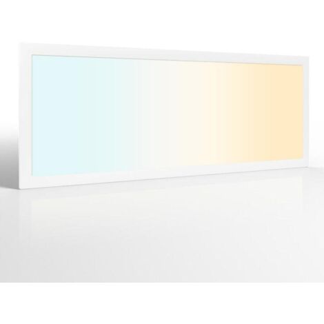 CCT LED Panel 30x80cm 24V 40W Rahmenfarbe weiß