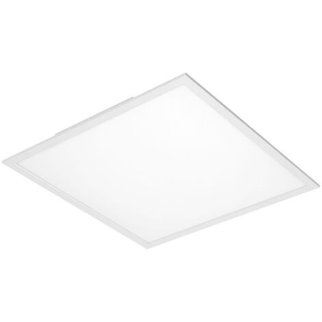 CCT Panneau LED BRILONER LEUCHTEN PIATTO, 36 W, 3800 lm, IP20, blanc, plastique-métal, intensité lumineuse variable, avec télécommande, CCT, 59,5 x 59,5 x 4,8 cm