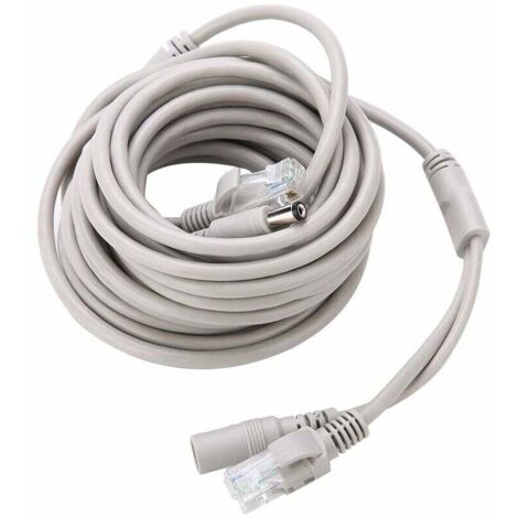 CCTV camera power cable, 5M AHD video power cable for CCTV security camera surveillance system, 2.1mm DC power connector