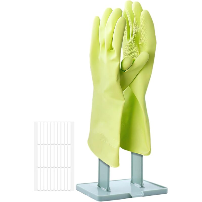 1 ensemble porte gants vaisselle, porte gants cuisine pour séchage des Gants, séchoir à Linge, Accessoires d'évier de Cuisine, Outil de Nettoyage de