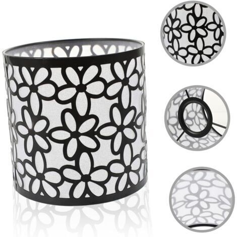 CCYKXA 1 Piece Simple Metal Lampshade for Table Lamp Replacement Decorative Lampshade for Restaurant or Hotel, Diameter 14.5 cm / Height 14 cm