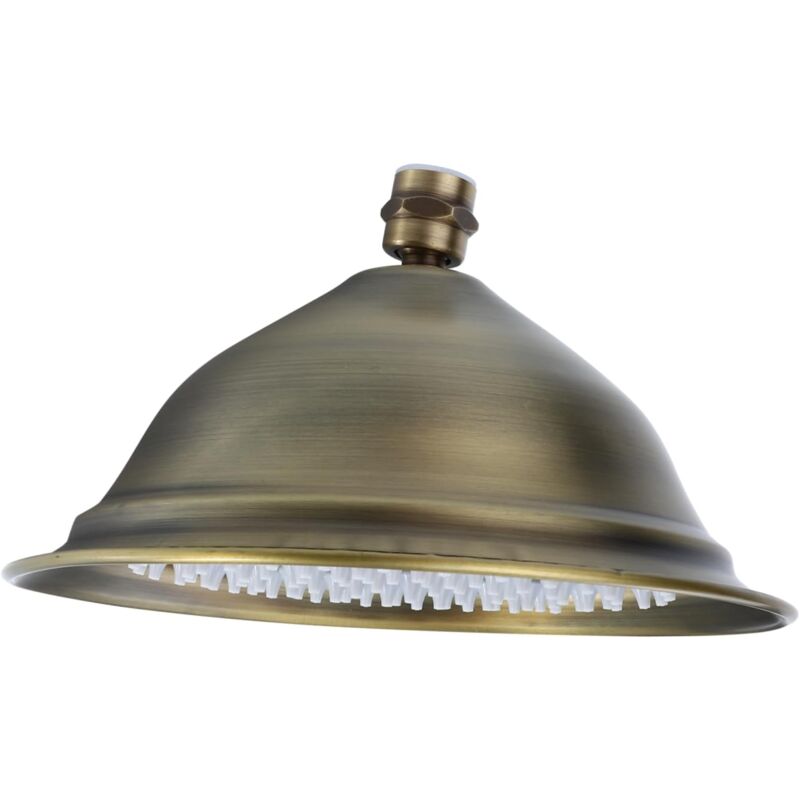 1 pommeau de rétro en acier inoxydable pour salle de bain vintage, douches, douches de plafond, accessoires de en acier inoxydable - Ccykxa