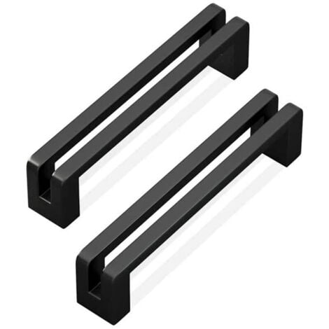 CCYKXA 10 Pcs Poignee de Meuble Entraxe 160mm Poignées de Tiroir en Alliage de Zinc Style Moderne avec Vis