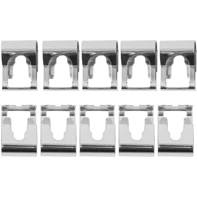 Image of CCYKXA 10 Stück Reparaturclips für Scheibenwischergestänge, für die Autowartung, Metallkonstruktion