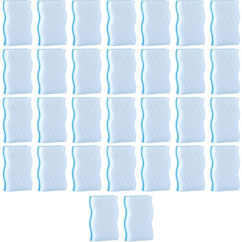 Ccykxa - 100×65×25mm 30PCS Eponges Magiques Blanches Eponge en Mélamine de Nettoyage Gomme Magique pour Piscine Mur Salle de Bain Cuisine Sol Mur
