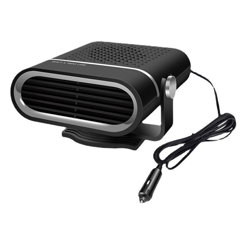 Ccykxa - 120W Désembueur De Voiture Pare-Brise,12V 2 en 1 Ventilateur de Chauffage,Chauffage de Voiture Portatif,Chauffage Portable De