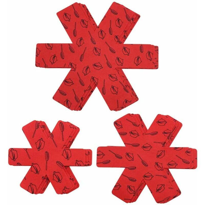 Ccykxa - 12pcs Different Size Pot Protectors, Pot Protectors, Anti-Scratch Pot Protectors for Cookware, Pans and Bowls