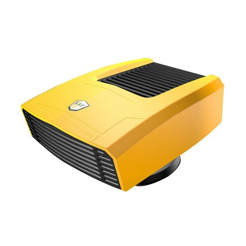 Ccykxa - 12V 150W Chauffe Voiture, Ventilateur de Chauffage et de Refroidissement 2 en 1, Ventilateur électrique Portable avec Prise Allume-Cigare,