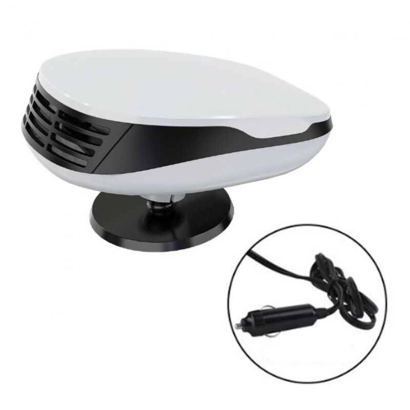 150W Désembueur De Voiture Pare-Brise,12V 2 en 1 Ventilateur de Chauffage,Chauffage de Voiture Portatif,Chauffage Portable De Voiture,Dégivreur De