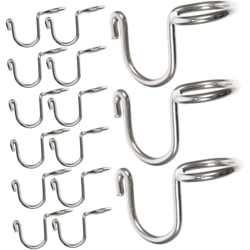 CCYKXA 15pièces Extenseurs Acier Hangers Connecteurs Pour Économiser De Espace Garde-robes Pour Organiser Vêtements Et Accessoires