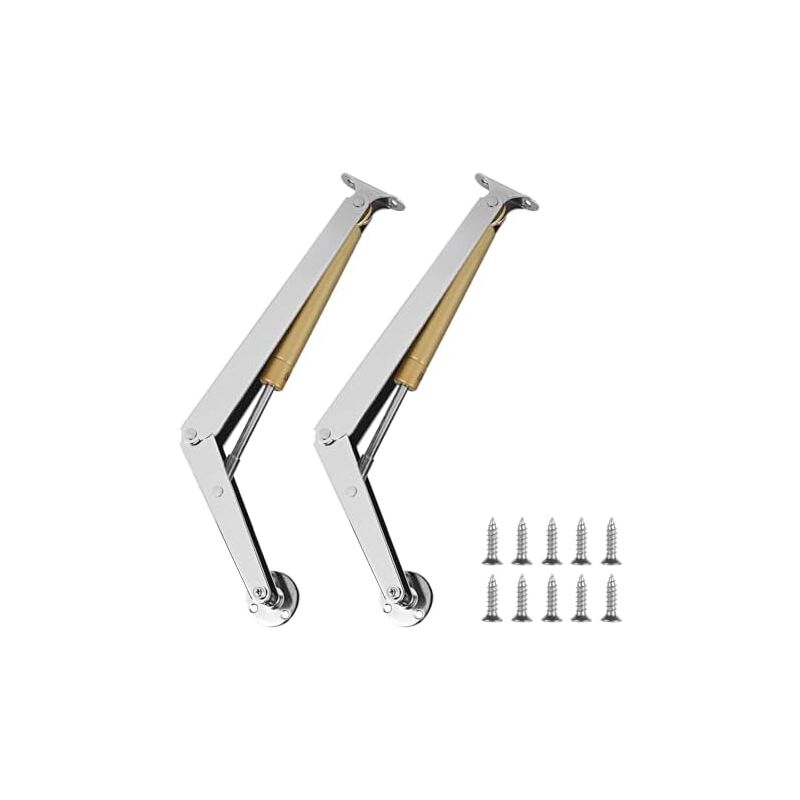 Ccykxa - 195×118×47mm)Lot de 2 vérins à gaz 200 n/pc - Charnières à fermeture douce - Pour clapet, tatami coffre à jouets - Armoire suspendue