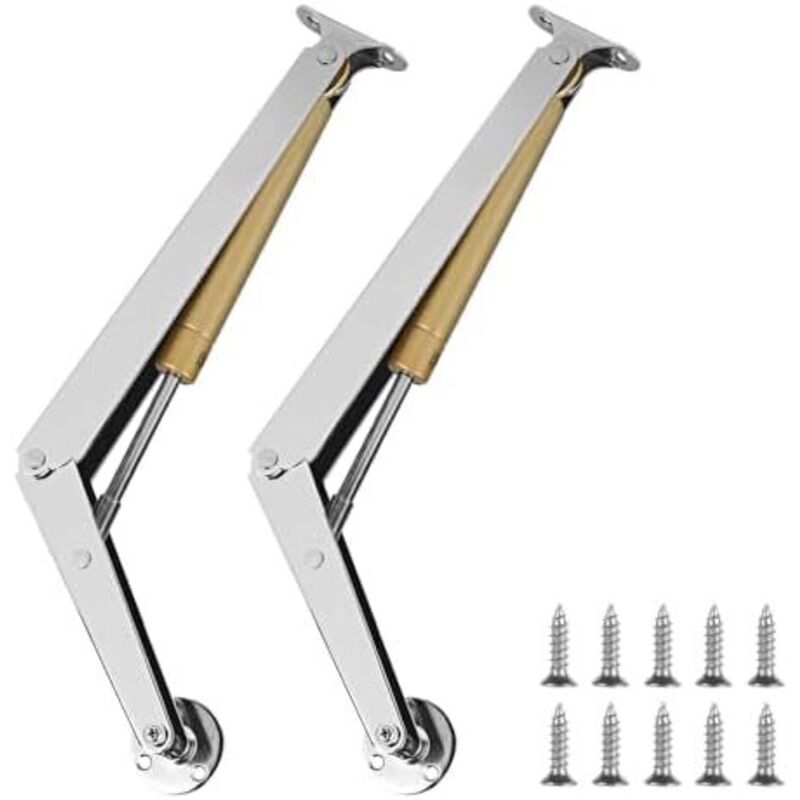 Ccykxa - 195×118×47mm)Lot de 2 vérins à gaz 200 n/pc - Charnières à fermeture douce - Pour clapet, tatami coffre à jouets - Armoire suspendue