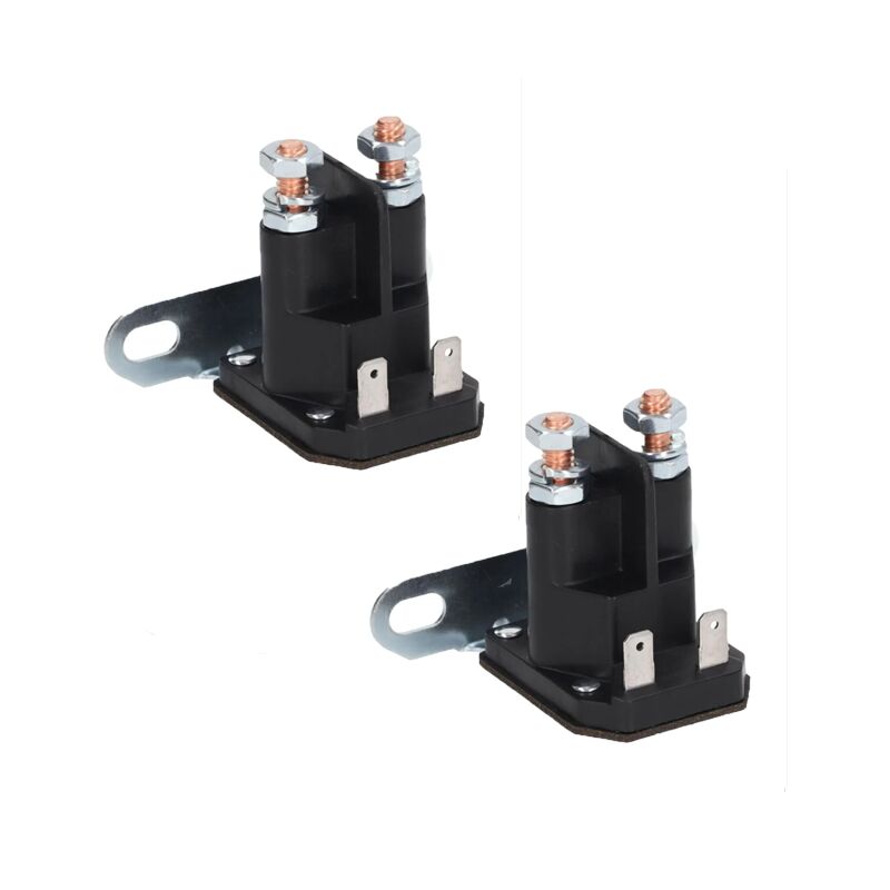 2 Pièce de Rechange D'accessoires de Tracteur de Pelouse de Solénoïde de Relais de Démarreur de dc 12V de Cuivre D'abs en Aluminium pour 1134-294