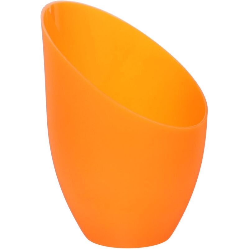 CCYKXA 2-Piece Orange Slanted Plastic Lampshade for Ceiling Lamp, Sturdy Replacement for Interior Decoration Set