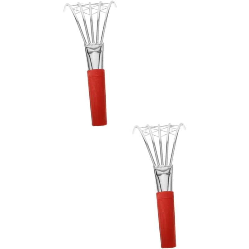 Ccykxa - 2 Pièces des Outils pour Attraper La Mer Équipement De Pêche Aux Palourdes Griffe De Cultivateur Râteau De Désherbage Râteau De Jardin à
