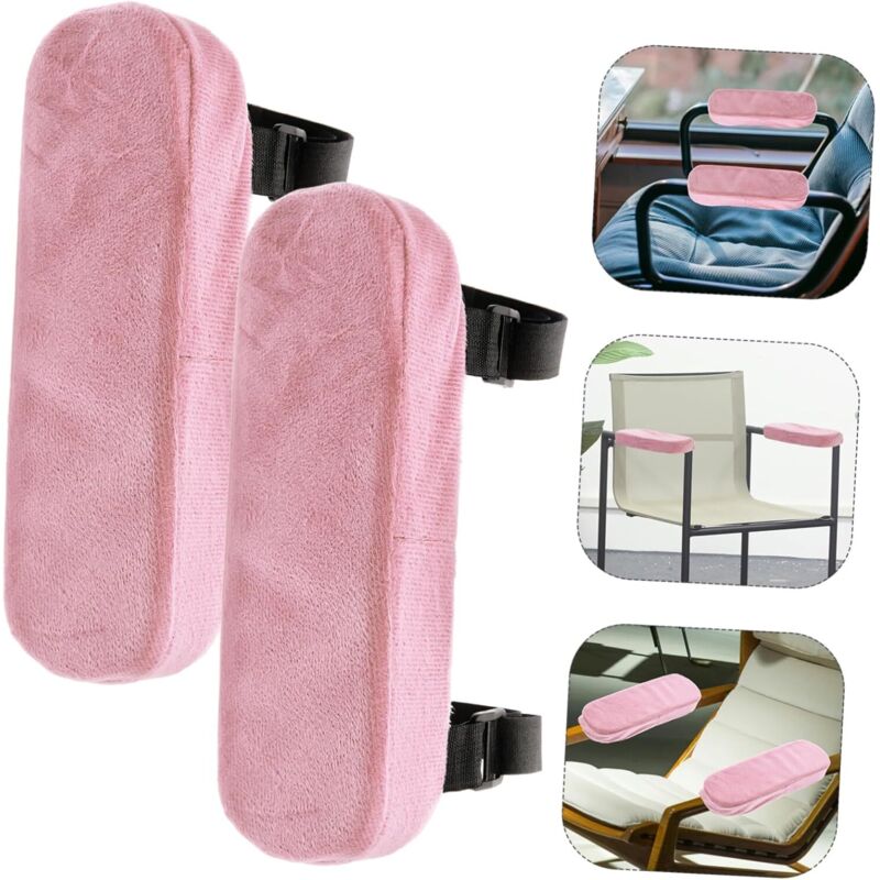 CCYKXA 2 pièces Housses de Protection pour Accoudoirs de Chaise de Bureau Coussin Antidérapant Coton PP Couvre-Bras Confortable et Extensible pour