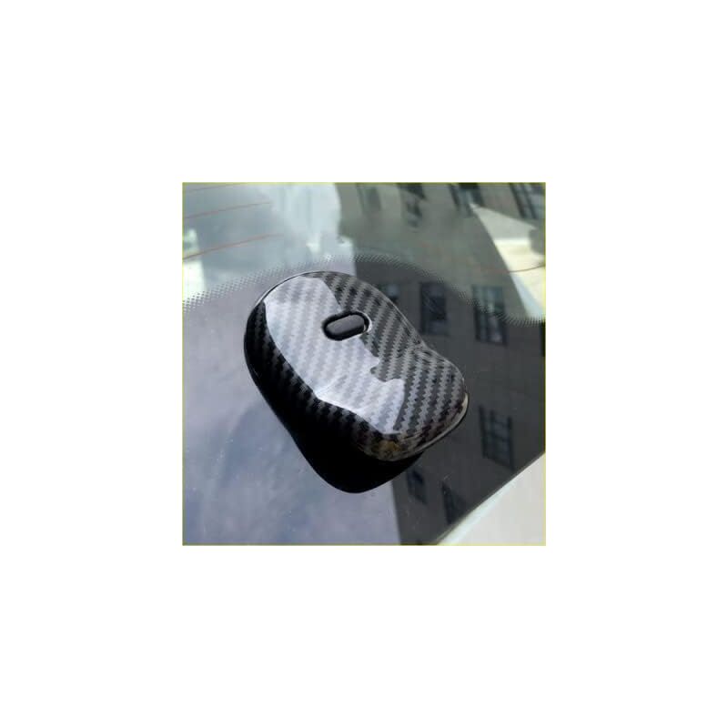 2 pieces Protecteur Poignée Porte Coffre de Voiture, Pour Smart Fortwo 453 Fortwo 2015-2020, Couvercle Boîtier Bouton de Porte Arrière, Autocollant