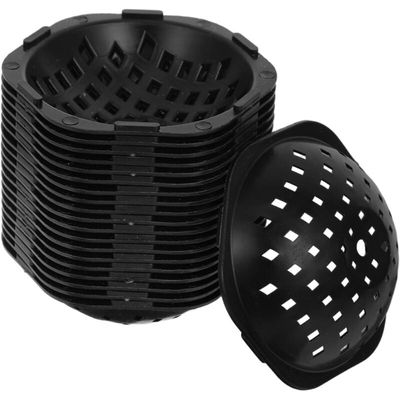 CCYKXA 20 Pièces Tapis Drainage pour Pots de Fleurs Matériau Plastique Maille pour Évacuation Eau Tapis de Base pour Bonsaïs et Planteurs Utilisation