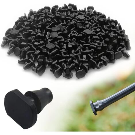 CCYKXA 200 Pcs Drip Irrigation Plugs with 4/7 Closure for Garden and Lawn Irrigation