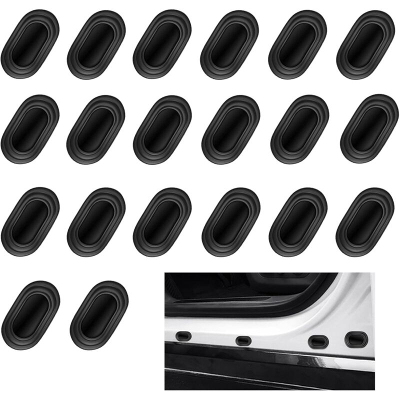 Ccykxa - 20Pcs Black Car Door Shock Absorber Buffers Car Accessories For Mercedes Opel bmw vw Hyundai Ford Audi